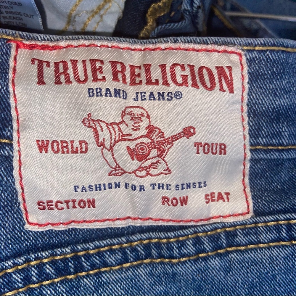Vintage True Religion Jeans Womens Size 28 Charlie Flare Vintage 90s Y2K NWT - Picture 12 of 15